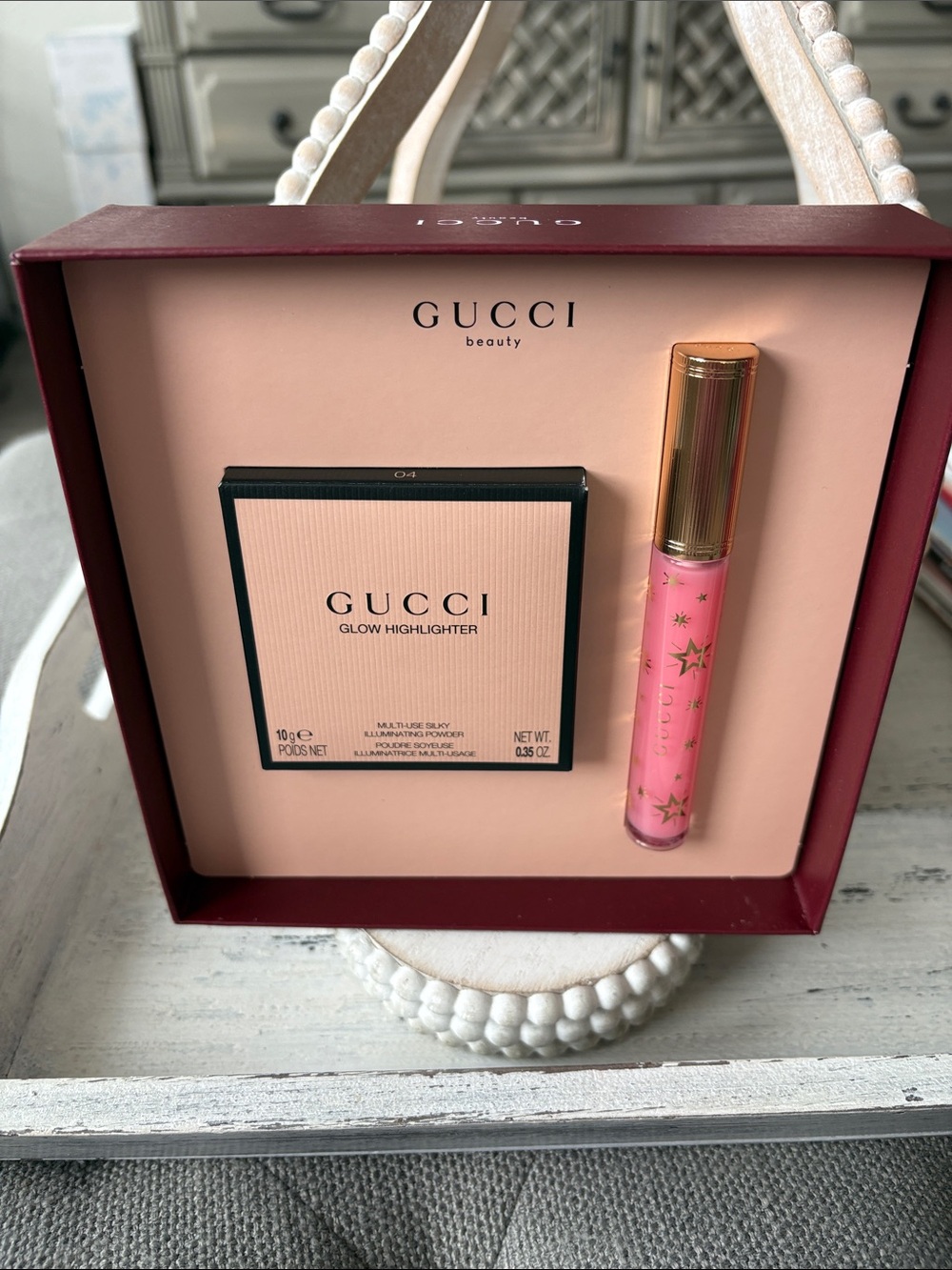 Gucci Beauty Box - Glow Highlighter & Plumping Lip Gloss